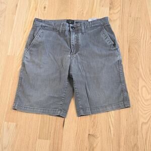 Quiksilver men's flat front gray shorts size 32 Regular fit